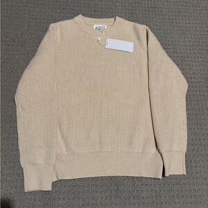 Maison Martin Margiela Beige Crewneck Sweater